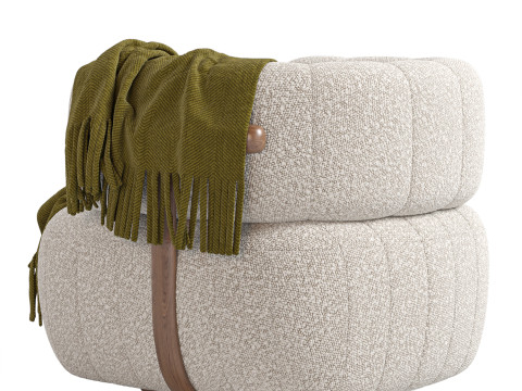 Doss Swivel Chair Altro Snow 3D Model