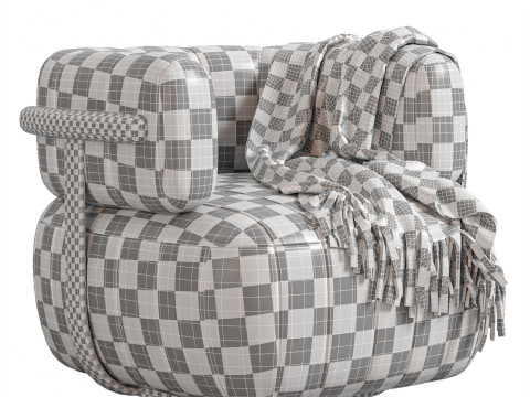 Doss Swivel Chair Altro Snow 3D Model