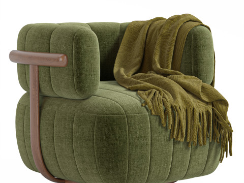 Doss Swivel Chair Altro Snow 3D Model