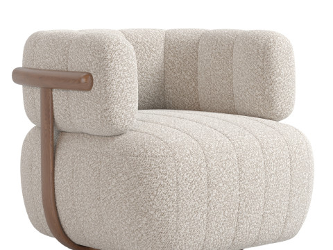Doss Swivel Chair Altro Snow 3D Model