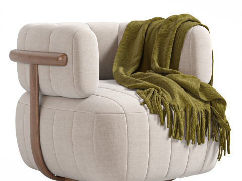 Doss Swivel Chair Altro Snow 3D Model
