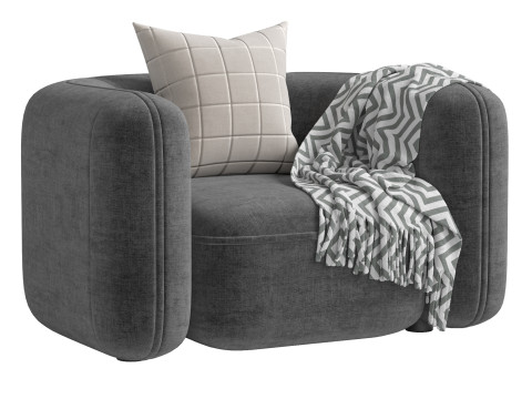 Armchair ROYALTY 20 by Luzaro Modelo 3D