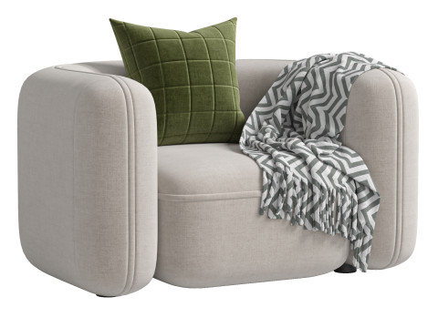 Armchair ROYALTY 20 by Luzaro Modelo 3D