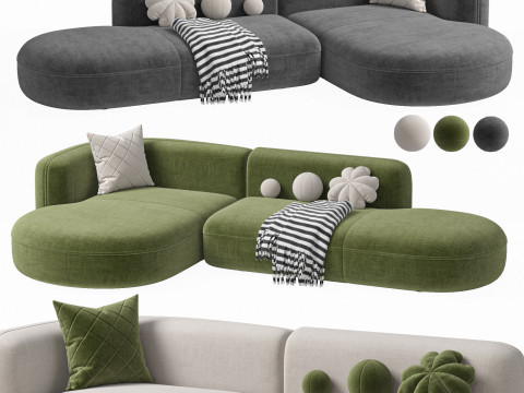 Sofa ROYALTY 20 by Luzaro Configuration 1 3Dモデル