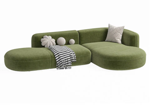 Sofa ROYALTY 20 by Luzaro Configuration 1 3D Model