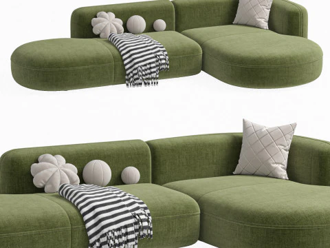 Sofa ROYALTY 20 by Luzaro Configuration 1 3D Model