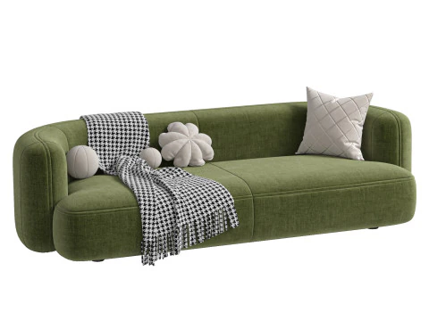 Sofa ROYALTY 20 by Luzaro Configuration 2 3D Model