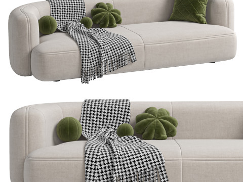 Sofa ROYALTY 20 by Luzaro Configuration 2 3D Model