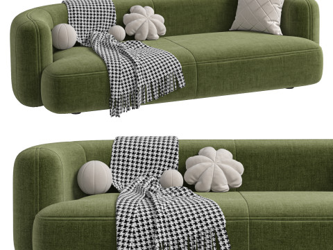 Sofa ROYALTY 20 by Luzaro Configuration 2 3D Model
