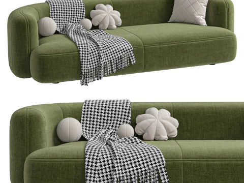 Sofa ROYALTY 20 by Luzaro Configuration 2 3D Model