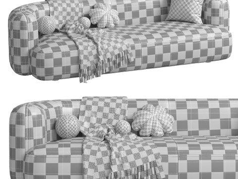 Sofa ROYALTY 20 by Luzaro Configuration 2 3D Model