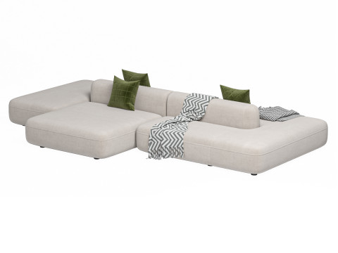 Sofa ROYALTY 20 by Luzaro Configuration 7 Modèle 3D