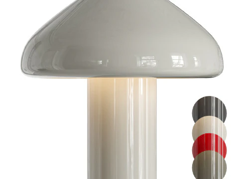 Lampada da tavolo Leuchte Pao portatile cool grey di HAY Modello 3D