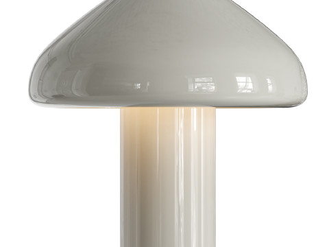 Leuchte Pao portable cool grey von HAY Table Lamp 3Dモデル