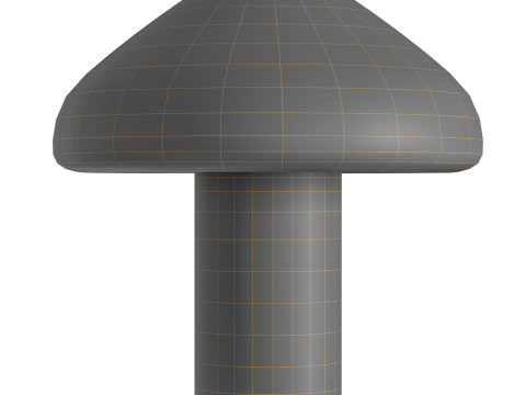 Leuchte Pao portable cool grey von HAY Table Lamp 3Dモデル