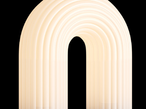 Tischleuchte Vuelta von ferm LIVING Table lamp Modelo 3D