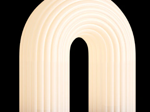 Tischleuchte Vuelta von ferm LIVING Table lamp 3D Model