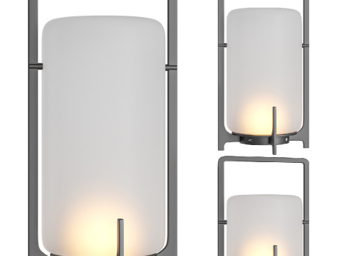 Black Twilight Lantern Table Lamp 3D मॉडल