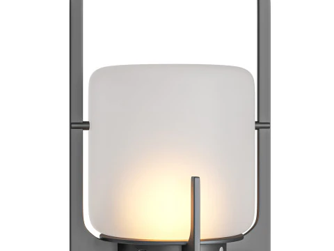 Black Twilight Lantern Table Lamp 3D Model