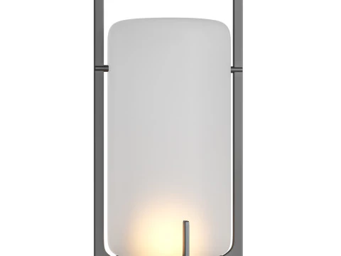 Black Twilight Lantern Table Lamp 3D Model