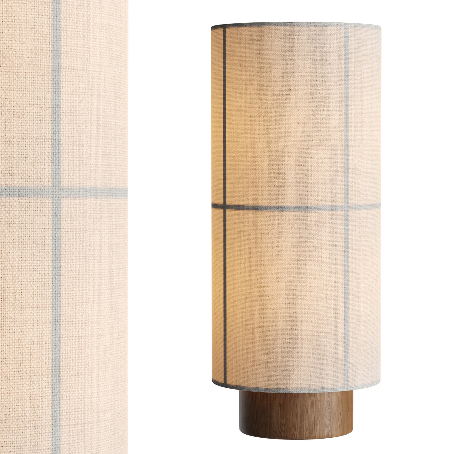 HASHIRA TABLE LAMP PORTABLE 3D Model .c4d .max .obj .3ds .fbx .stl .blend 