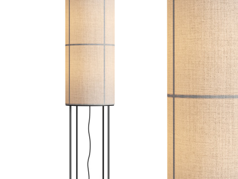 HASHIRA HIGH FLOOR LAMP RAW Model 3D
