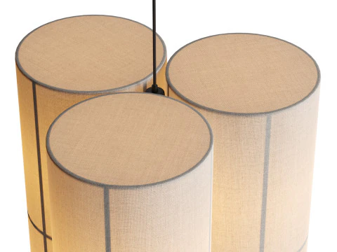 HASHIRA PENDANT LAMP CLUSTER 3D Model