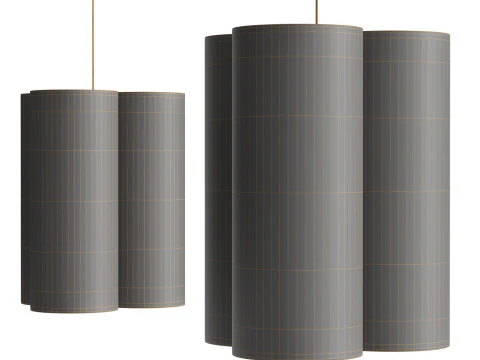 HASHIRA PENDANT LAMP CLUSTER 3D Model