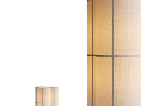 HASHIRA PENDANT LAMP CLUSTER Modello 3D