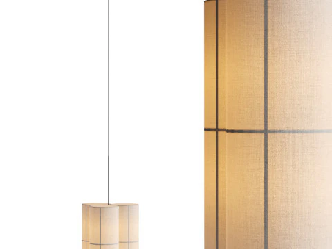 HASHIRA PENDANT LAMP CLUSTER 3D Model