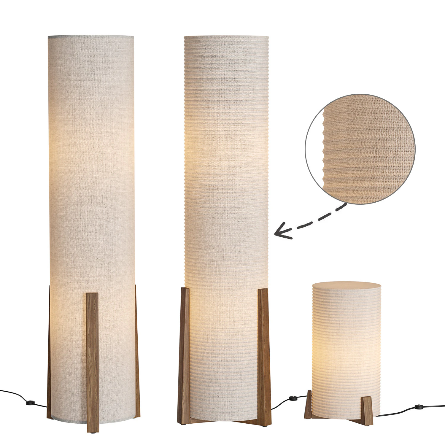 Nordic Japanese Floor Lamp by AFRALIA 3D Model .c4d .max .obj .3ds .fbx .stl .blend 