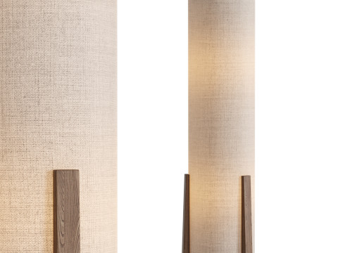 Nordic Japanese Floor Lamp by AFRALIA 3D 模型