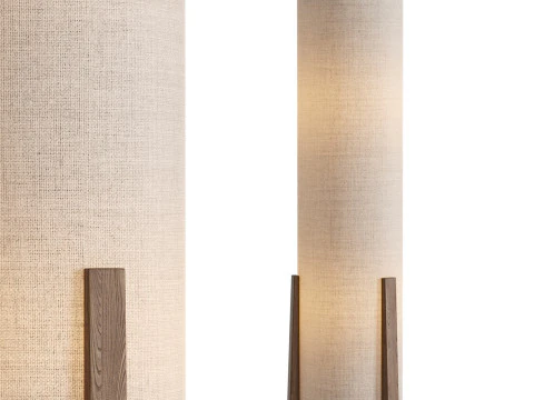Nordic Japanese Floor Lamp by AFRALIA 3D Model