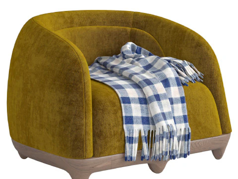 Poltrona FRANCK GENSER Modelo 3D