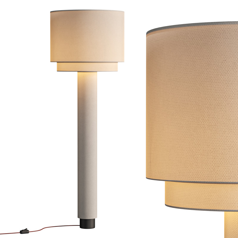 Kolumno Floor Lamp 3D Модель .c4d .max .obj .3ds .fbx .stl .blend 