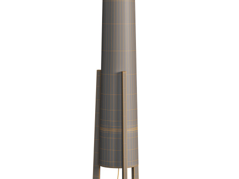 Brass Archer Floor Lamp Modelo 3D