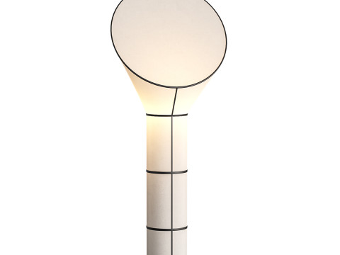 Cylinder Horn Floor Lamp Modello 3D