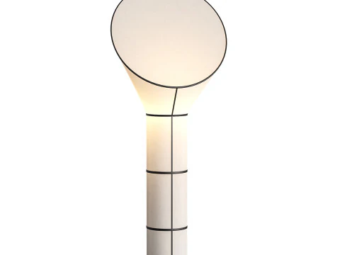 Cylinder Horn Floor Lamp 3D Model