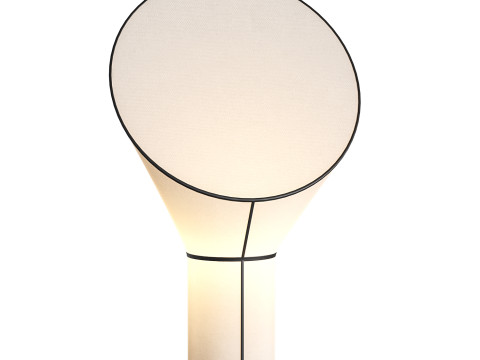 Cylinder Horn Floor Lamp Modello 3D