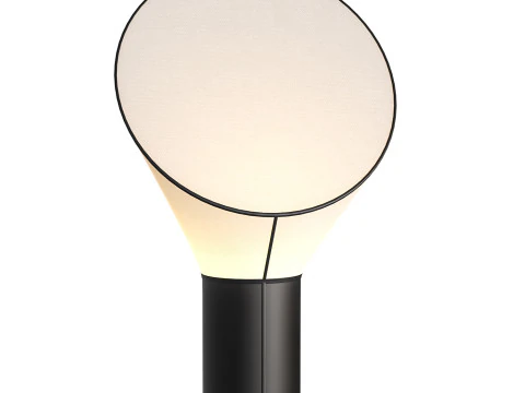 Cylinder Horn Floor Lamp 3D Model