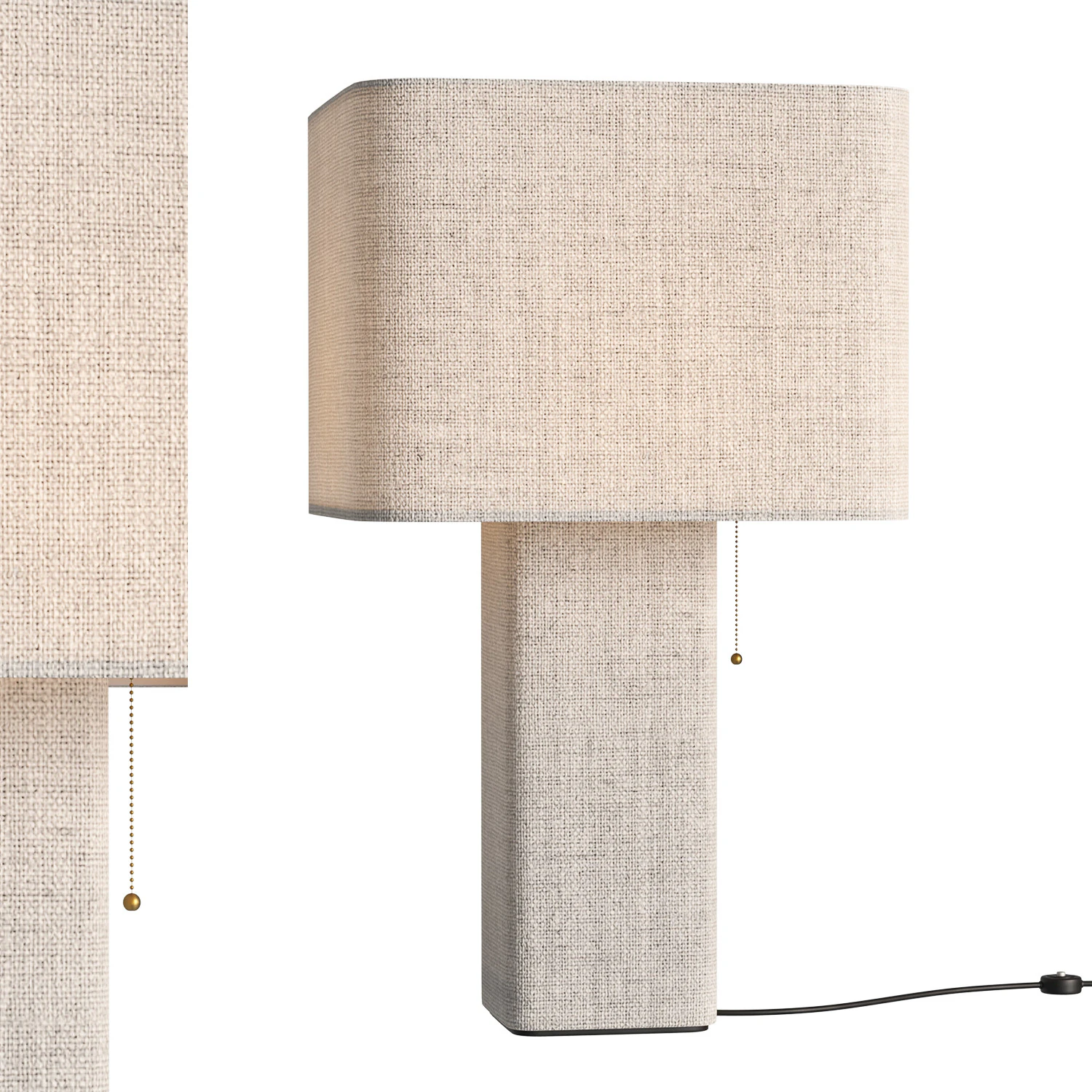 Fiona Table Lamp 3D Model .c4d .max .obj .3ds .fbx .stl .blend 