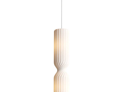 Twist pendent lamp Draai hanglamp 3D Model