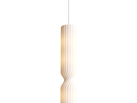 Twist pendent lamp Draai hanglamp 3D Model
