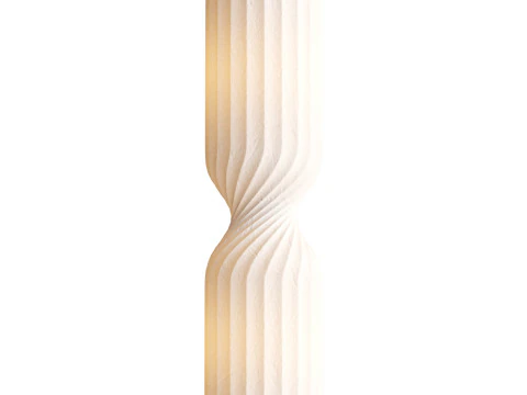 Twist pendent lamp Draai hanglamp 3D Model