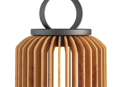 Portable Lantern Outdoor Light 3D Model