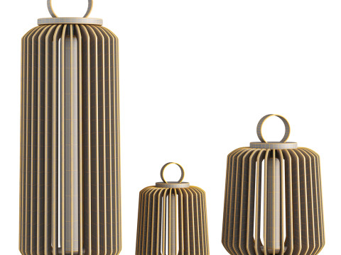 Portable Lantern Outdoor Light 3D Model