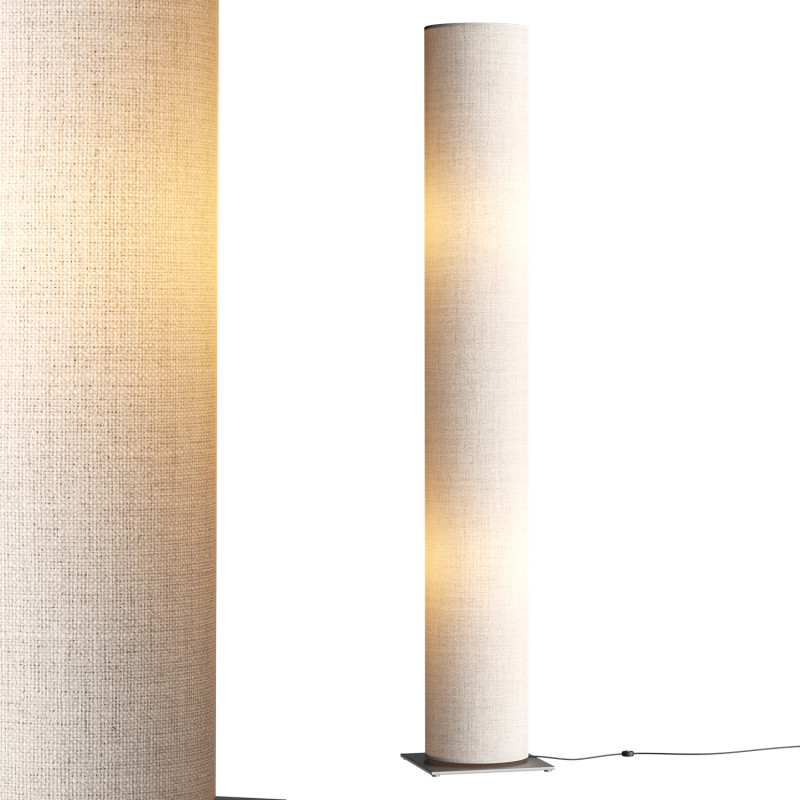 Modo Luce Lost floor lamp ivory 3D Модель .c4d .max .obj .3ds .fbx .stl .blend 