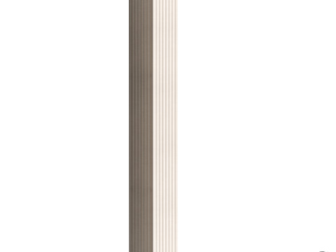 White fabric floor lamp Janno 3D-Modell