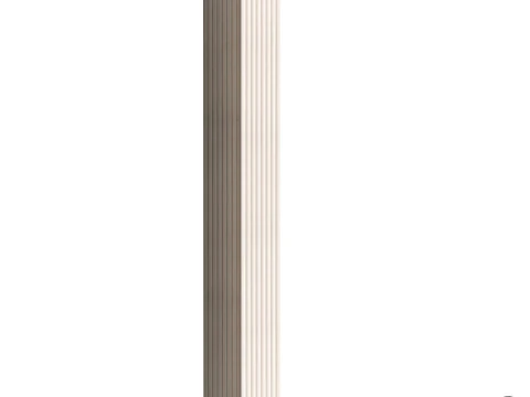 White fabric floor lamp Janno 3D Model