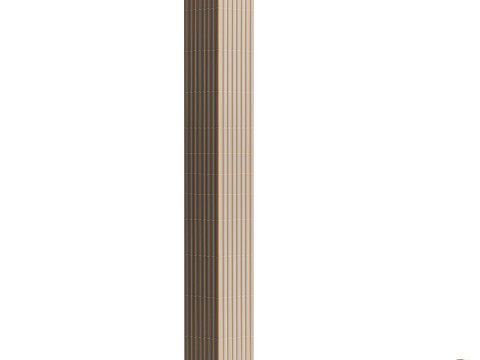 White fabric floor lamp Janno 3D-Modell